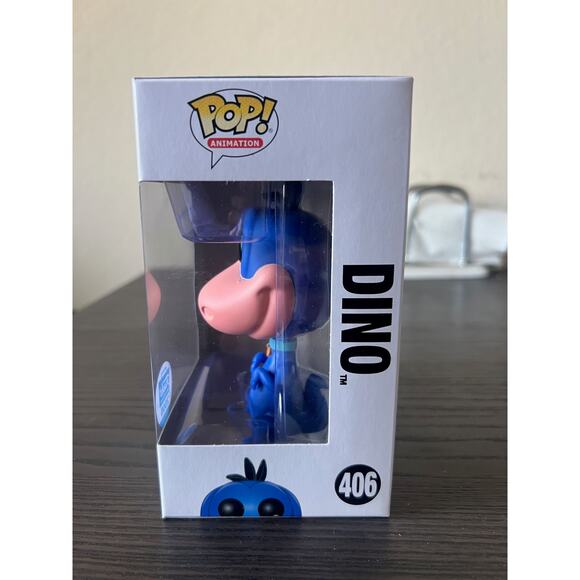 ONLY 2500 PIECES LIMITED EDITION VAULTED Dino Flintstones Funko Pop #406 Blue - Picture 4 of 6